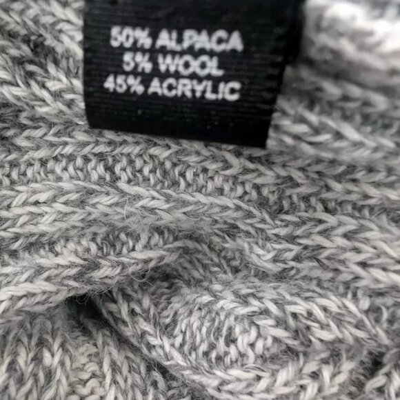 The Alpaca Connection Cardigan Womens M 100% Alpaca Wool Boho Capsule Sweater - Picture 14 of 15